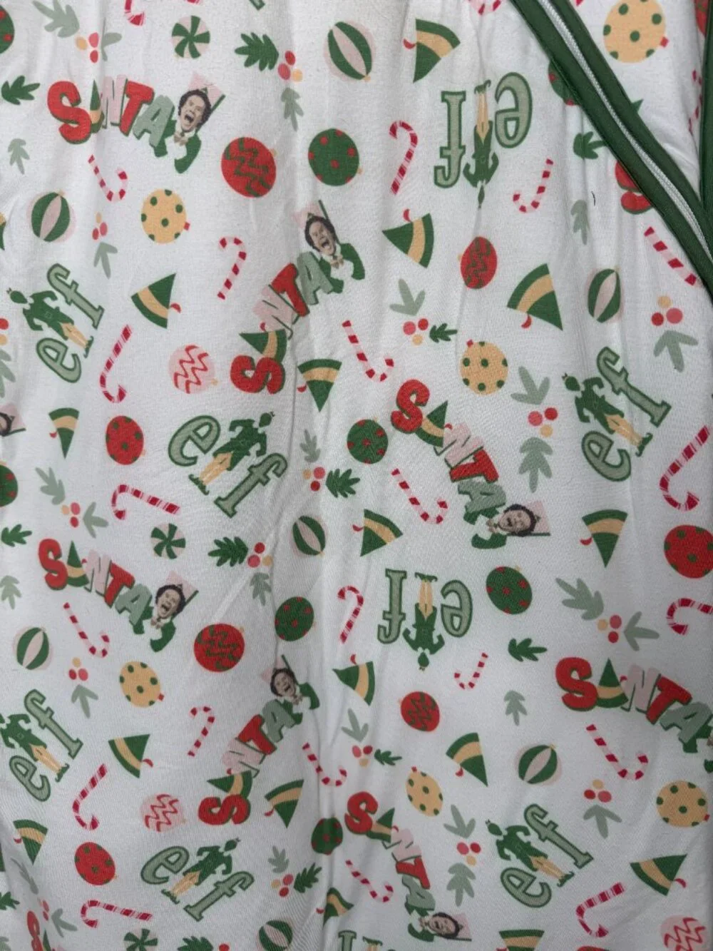 Copper Pearl Elf Christmas Sleep Bag Sack 18-24 Months Fleece Lined Holiday